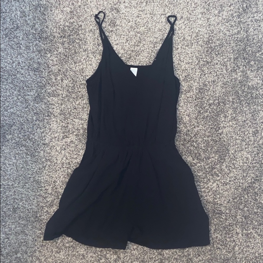 Black Romper - Size 8